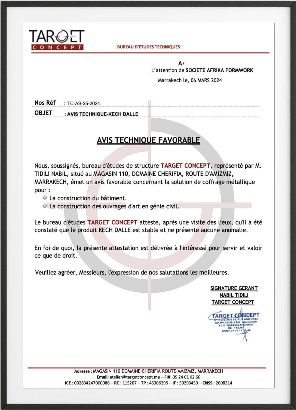 Certificat 07