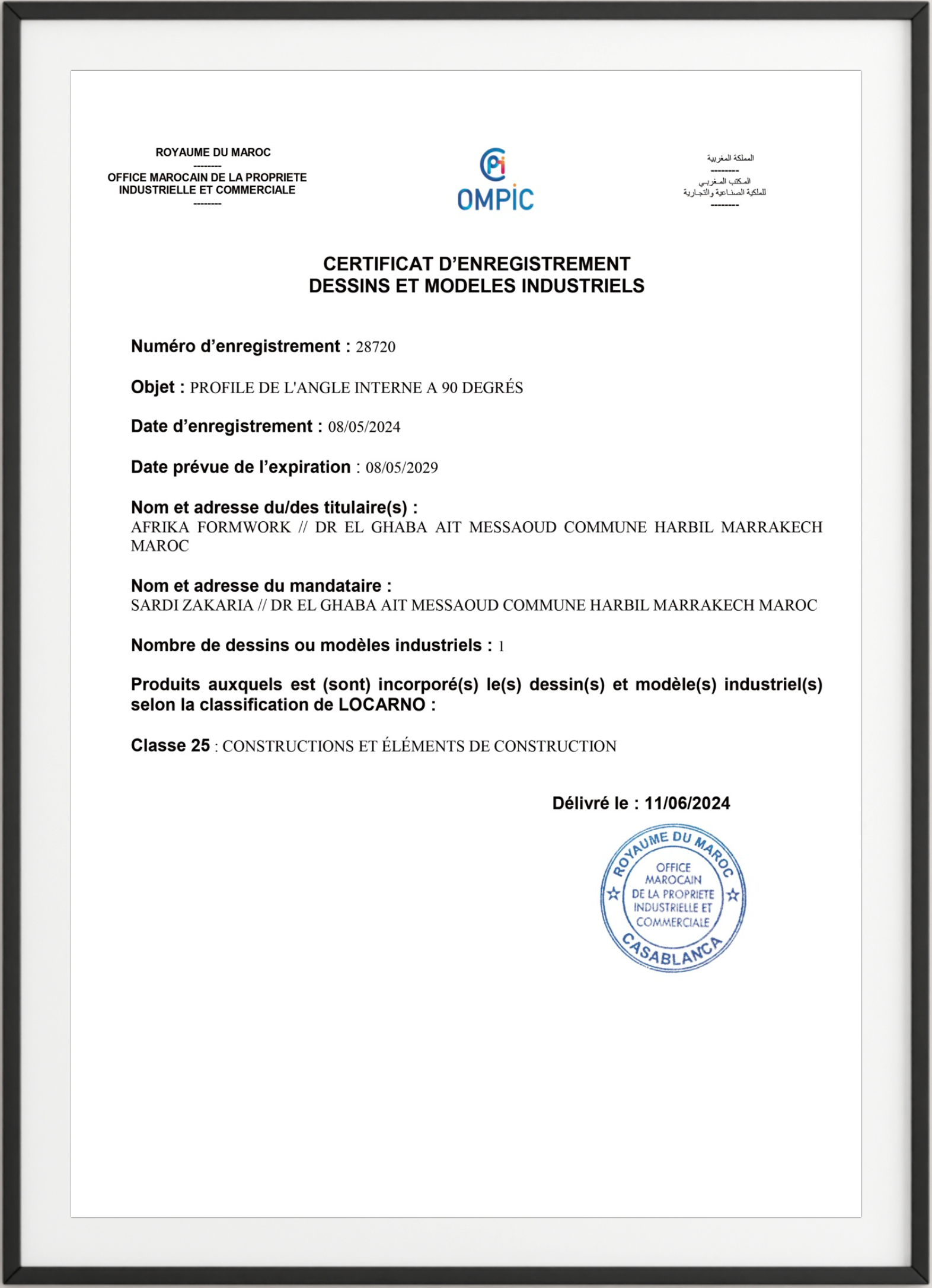 Certificat 08